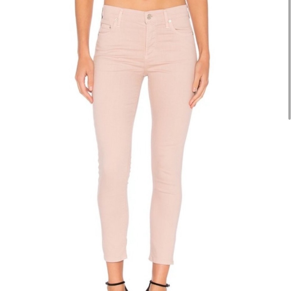 Citizens of Humanity Rocket Crop Ankle Jeans in Blush